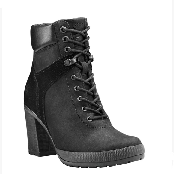 Timberland WOMEN'S CAMDALE  BOOT Size 8 Color Black Nubuck - Picture 1 of 9